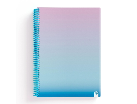 Cuaderno A4 Tapa PP Espiral CARCHIVO United 2024 Rayado Azul 80Hj 90G 64411250