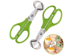 Tijeras para huevos de codorniz, abridor de cáscaras de acero inoxidable para uso doméstico, en cocina y restaurante. Rosewell (2 unidades)