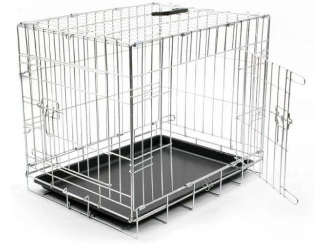 Transportín para Perros DUVO 2 Puertas (Gris - 107x71x77cm - L - Porte Grande)