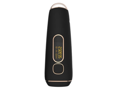 Depiladora de luz pulsada Ipl 999999 flashes con 2 modos de depilación 5 niveles de energía Pantalla LCD negra AUJEZON