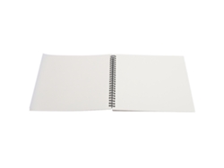 Cuaderno De Bocetos Con Líneas Punteadas Y Anilla De Hierro Para Material Artístico, Tamaño A4 (200 X 195 Mm).