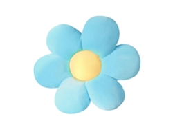 Omni-cojín De Piso Floral Cómodo Para Niñas, Adolescentes Y Bebés Para Leer Y Descansar 50cm Azul