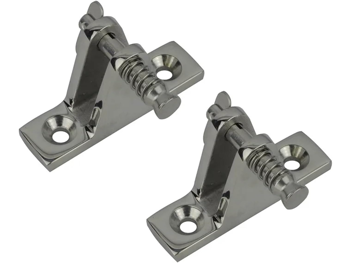 Charnière De Pont Y Montage Lateral En Acier Inoxydable 316, 60mm, 2 Piezas, Con Goupille