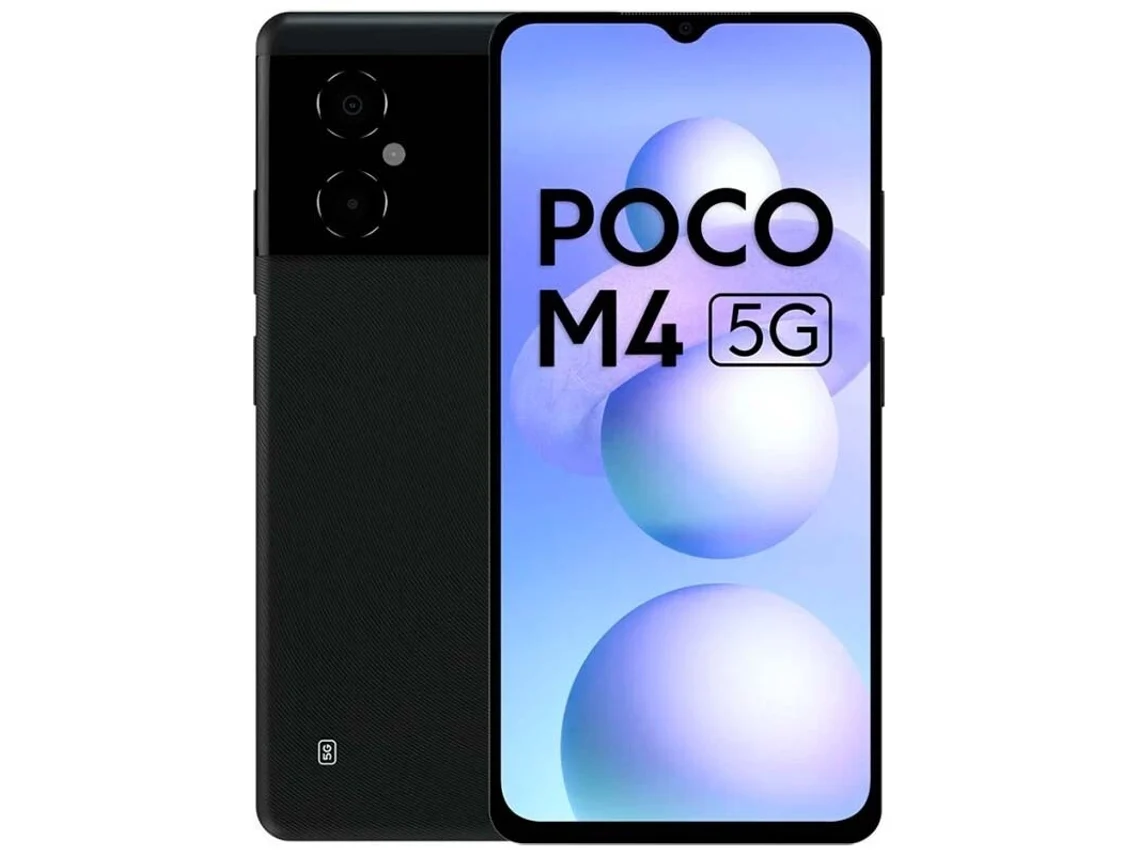 Smartphone XIAOMI Poco M4 5G 4 GB/64 GB Negro