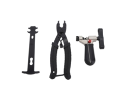 Kit Universal De Herramientas De Acero Inoxidable Para Cadena De Bicicleta De 3 Piezas Con Gancho Para Desmontaje Y Reparación.