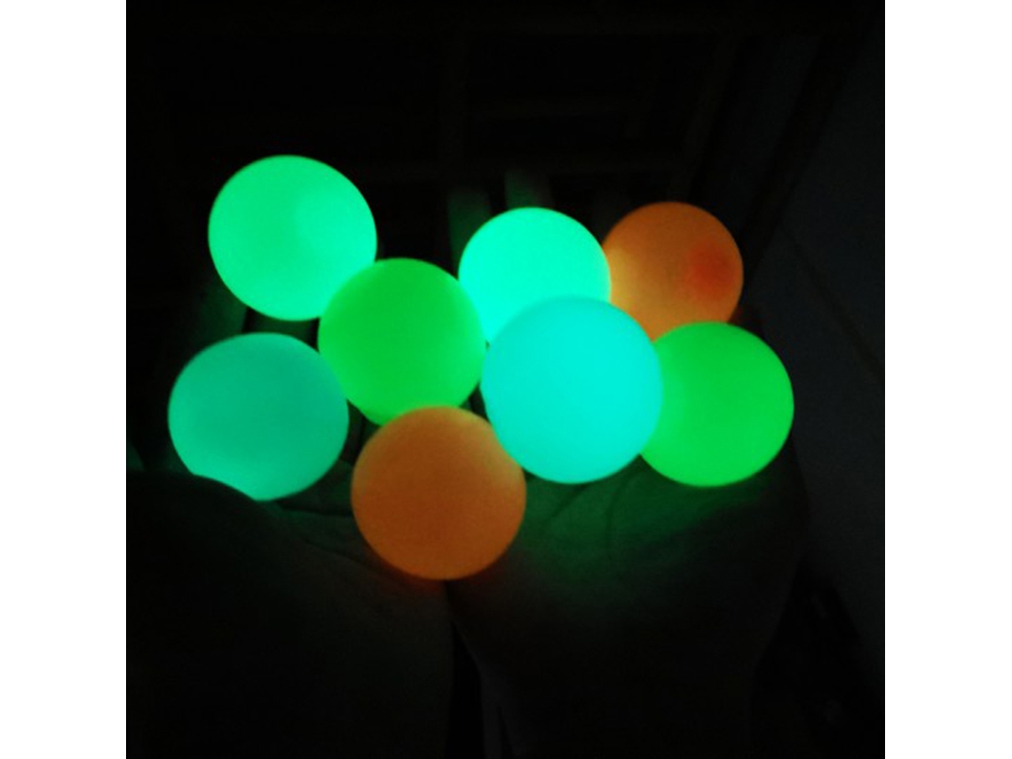 Juego De 8 Bolas De Descompresión Luminiscentes, Bolas Antiestrés De 45 Mm Para Adultos Y Niños.