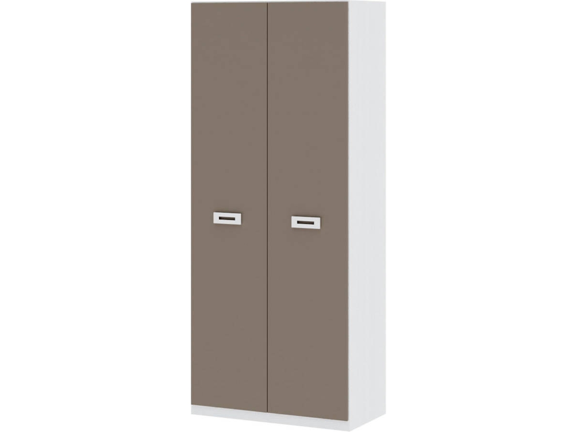 Armario MUEBLAM Nieve Grey Melamina (99x232x50 cm)