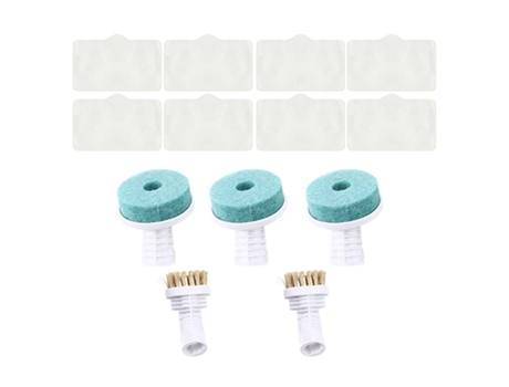 Mopa para Deerma, limpiador a vapor Zq610 Zq600, limpiaparabrisas a vapor y cabezal de cepillo, accesorio, molde, cabezales de eliminación de polvo