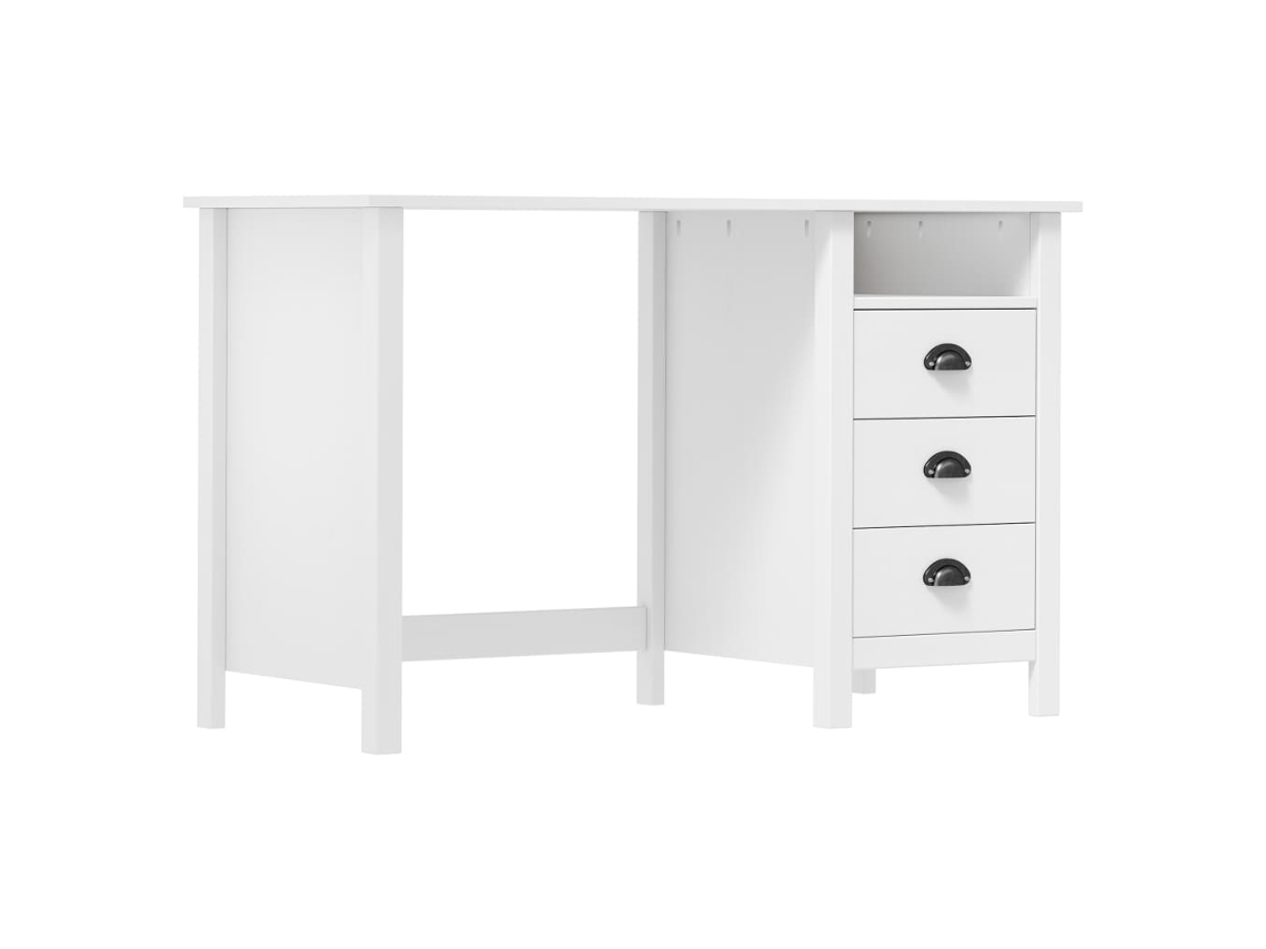 Escritorio Hill con 3 cajones madera de pino 120x50x74 cm