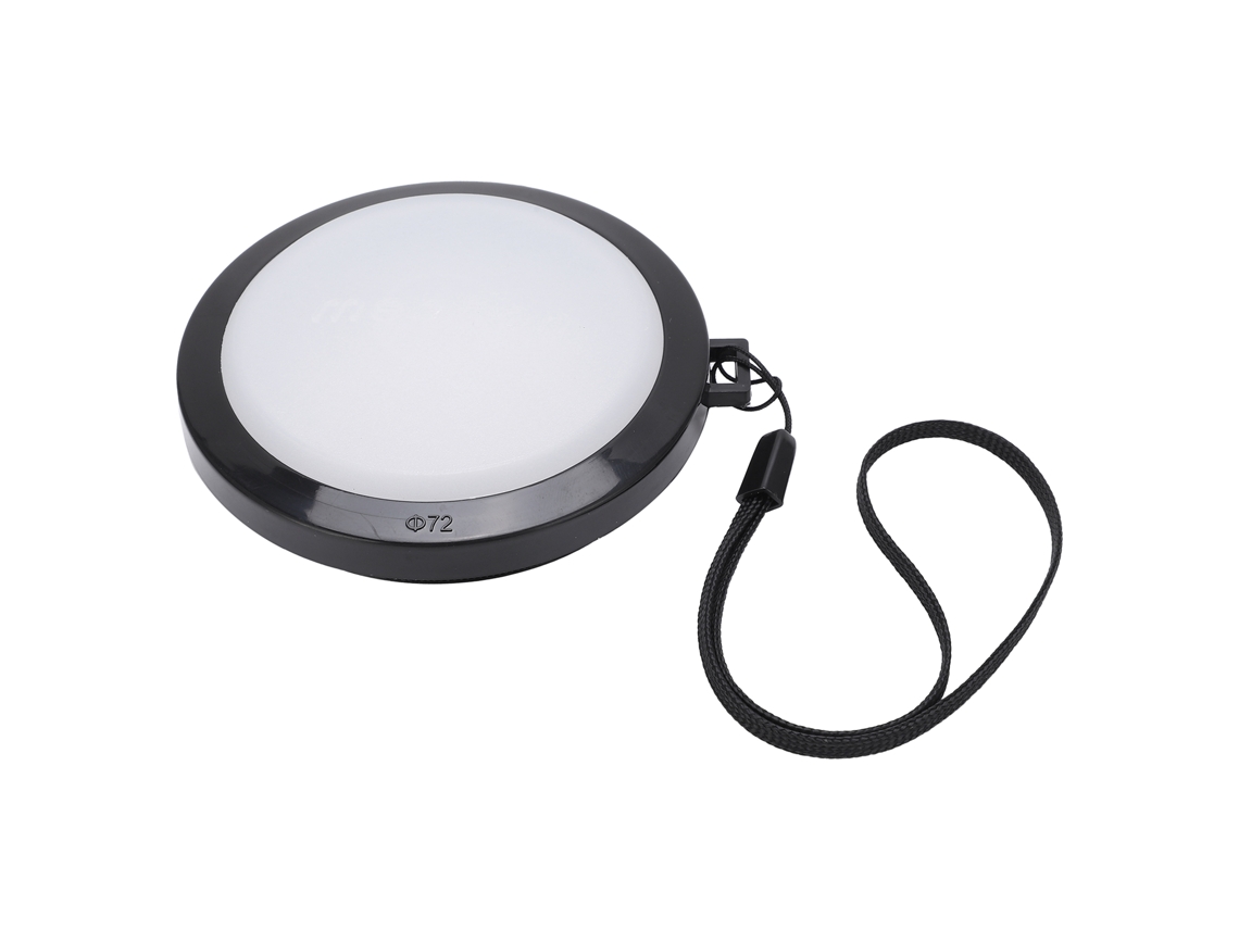 Tapa de lente para balance de blancos con anillo adaptador, accesorio para cámara