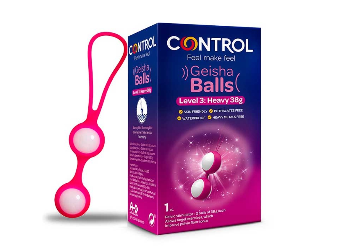 Estimulador CONTROL Geisha Balls - Level 3 (Rosa)