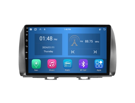 Autoradio 4GB RAM64GB ROM ROVERONE para Toyota BB 2 QNC20 2005 - 2016 CarPlay Android Coche Radio Bluetooth Navegación