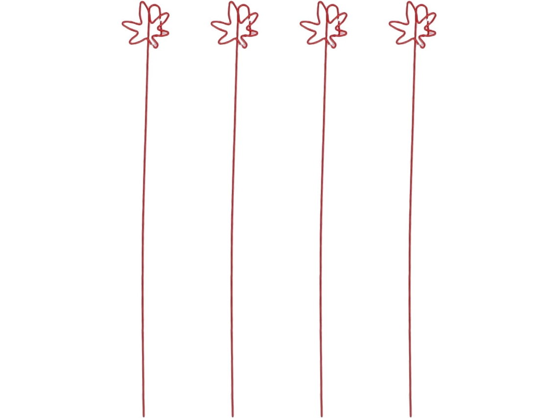 Portatarjetas Florales, Palillos Metálicos Florales Para Tarjetas, Notas Y Fotos.