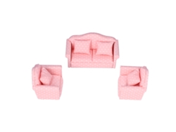 Sofá Miniatura Casa De Muñecas Diy 1:12 Escala Muebles Accesorios Juguetes Para Dollhouse