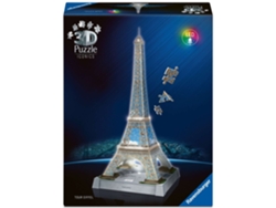 Rompecabezas 3D de la Torre Eiffel de Ravensburger