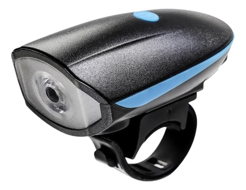 Bocina de bicicleta, luz frontal recargable por USB, bocina de bicicleta Lightvayotoy