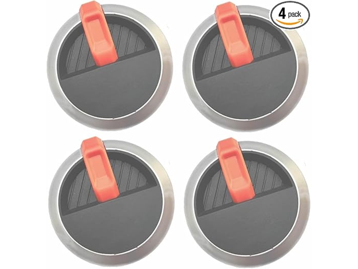 Perillas Válvula Firsgrill 4 Pcs, Repuesto Quemadores Parrillas Blackstone