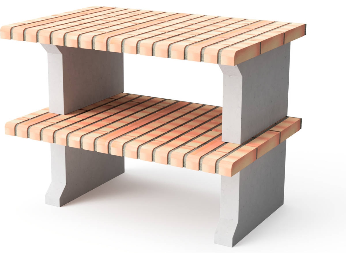 Módulo para Barbacoa MOVELAR Madeira Plus (Ladrillo Tintado - 101x70x80cm)