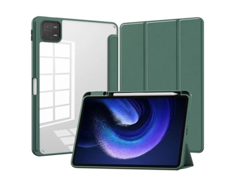 Funda Crystal Folio para Redmi Pad Se 11 2023 Verde VEANXIN