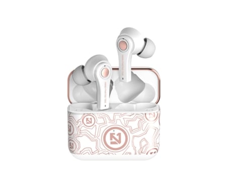 Auriculares Bluetooth True Wireless AGTRUM TS-100 (In Ear - Microfone - Blanco)