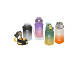 Botella Con Tapa Y Pajita Bewinner Multicolor 800 Ml