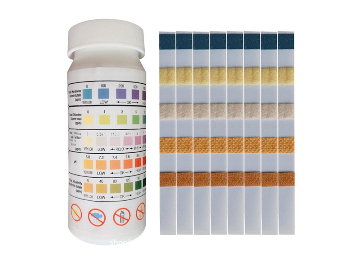 Fitas Teste De Água (cloro Residual E Ph)