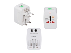 3 Adaptadores De Enchufe De Viaje Universales Globales 110-240v Convertidor Multifuncional