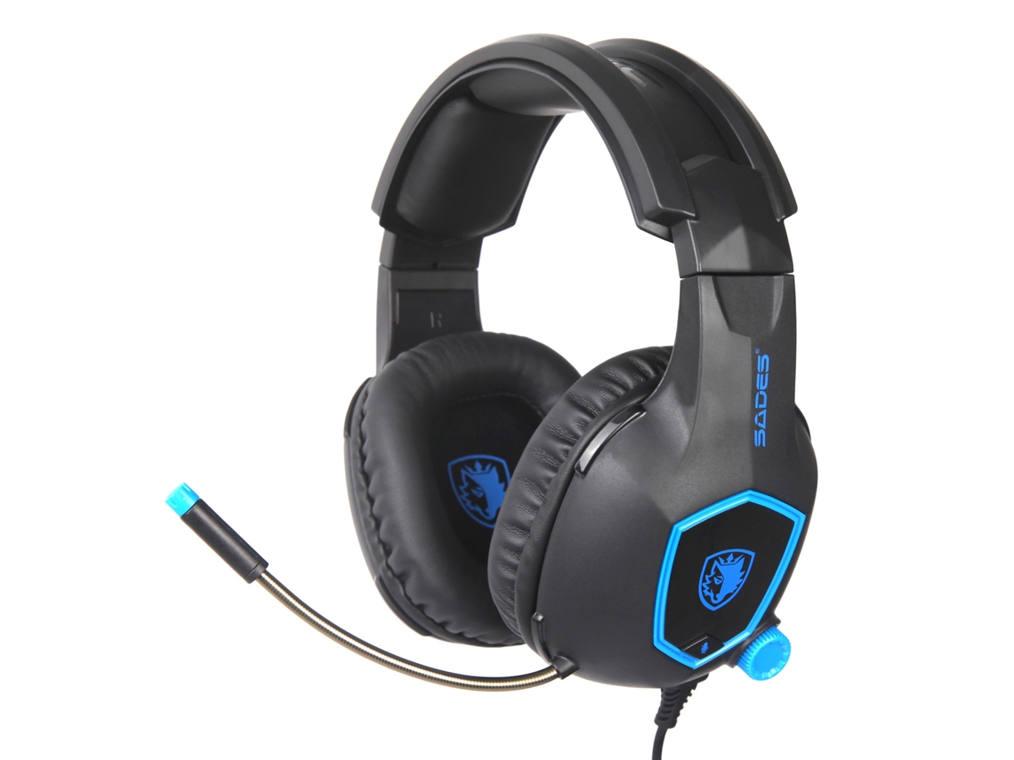 Auriculares Bluetooth TRUMSEN Sa818 Over Ear Negro Azul