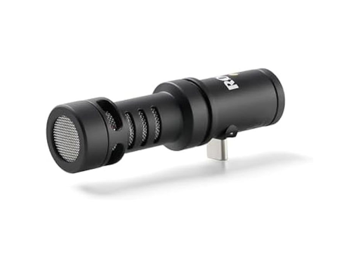 Micrófono direccional USB-C Røde Videomic Me C compatible con iOS y Android, incluye parabrisas