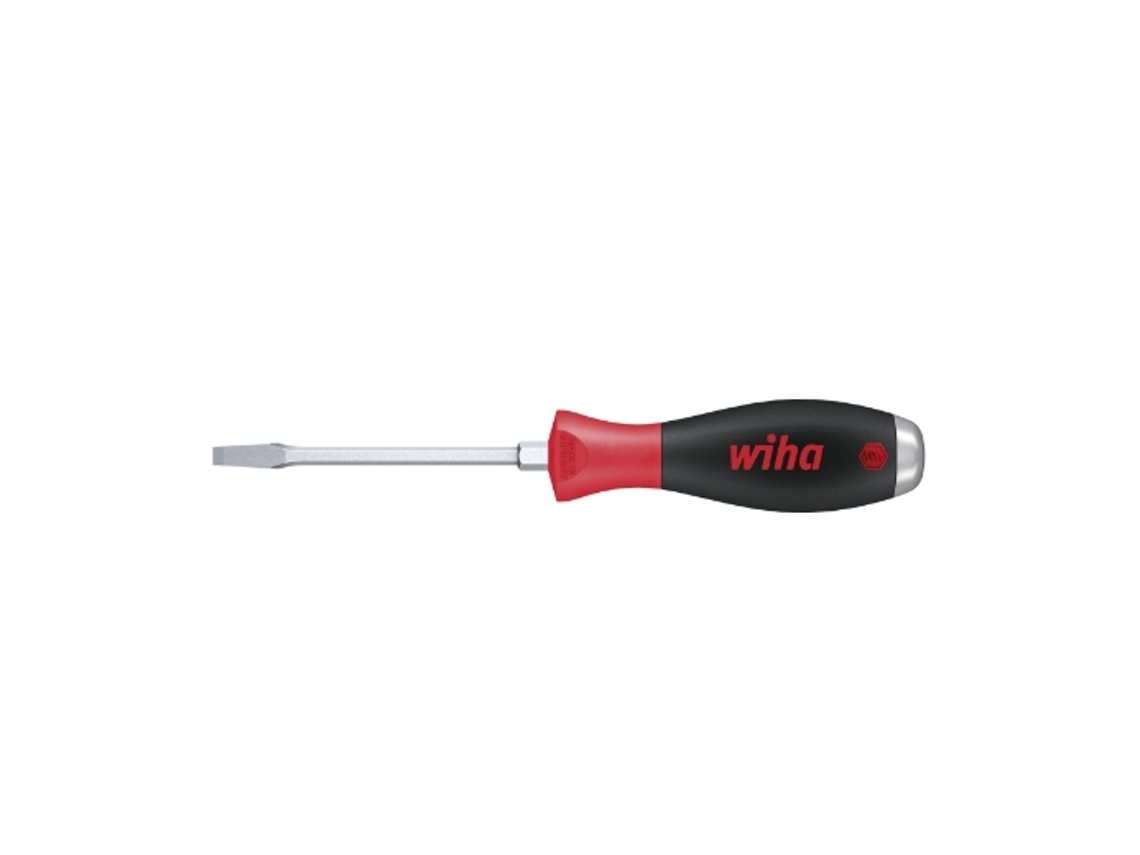 WIHA Destornillador SoftFinish® Ranurado con varilla hexagonal continua y plancha de acero maciza (03231)