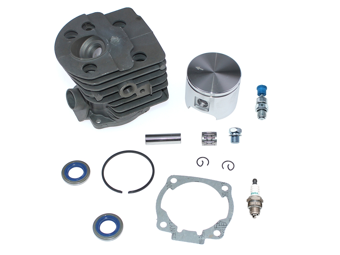Kit de pistón de cilindro para motosierra Husqvarna 50 Rancher 503168301 505341305 Lahdek
