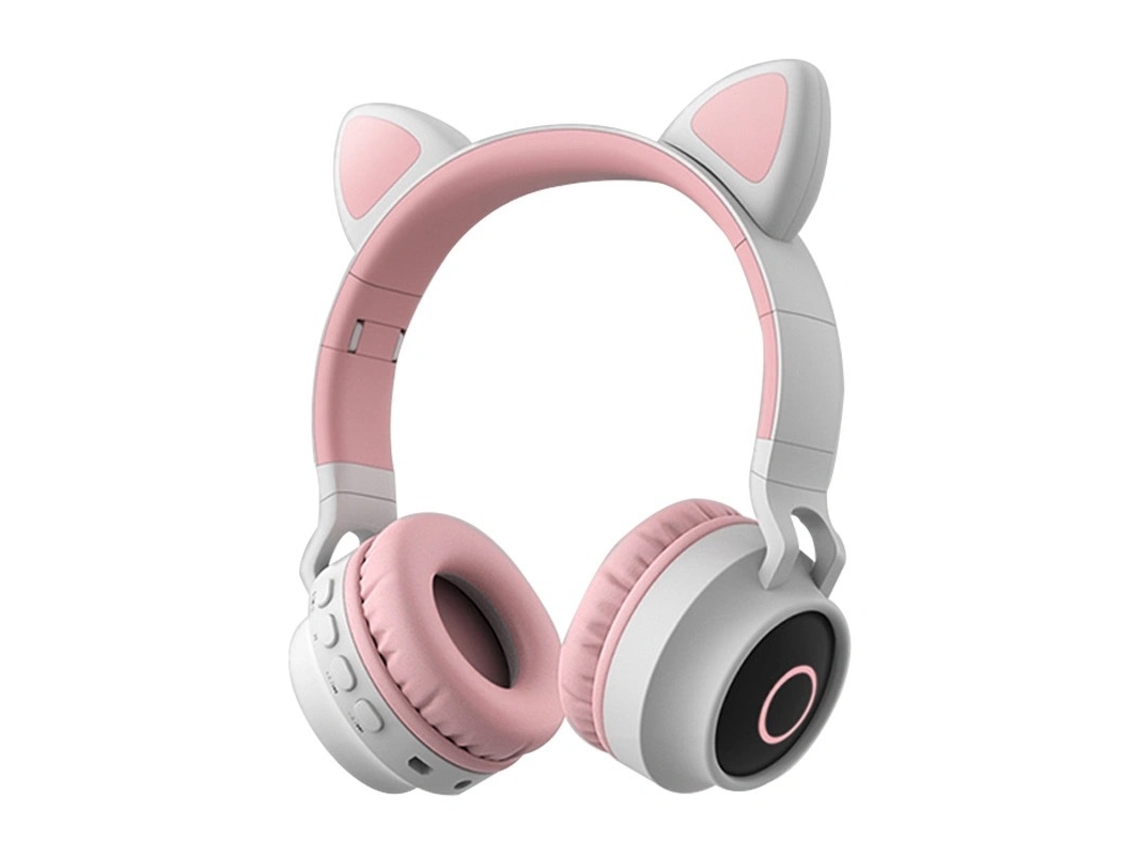 Fones De Ouvido Bluetooth Com Luz - Dobráveis Sem Fio (modelo De Orelha Encapsulada)
