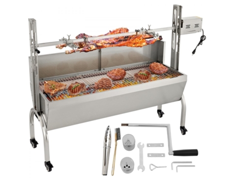 VEVOR 40W Parilla de Barbacoa Exterior 132 lbs Acero Inoxidable para BBQ Cordero