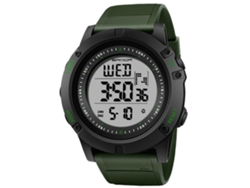 Reloj De Pulsera Moderno Para Hombre De Piel Sintética, Redondo, Resistente Al Agua, Digital, Para Uso En Exteriores.