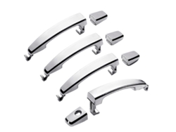 4 cubiertas cromadas de ABS para manijas de puertas para Captiva Sport Aveo Vue 96468254 96468266