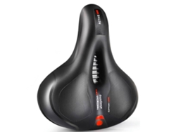 Sillín Youngdo de gel para bicicleta, ancho, suave, cómodo, transpirable, con absorción de impactos, ergonómico y con funda impermeable.