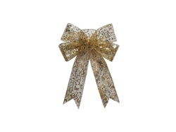 Lazo Decorativo Navideño De Poliéster Hecho A Mano Para Decoración Del Hogar Y Fiestas, 22x25cm