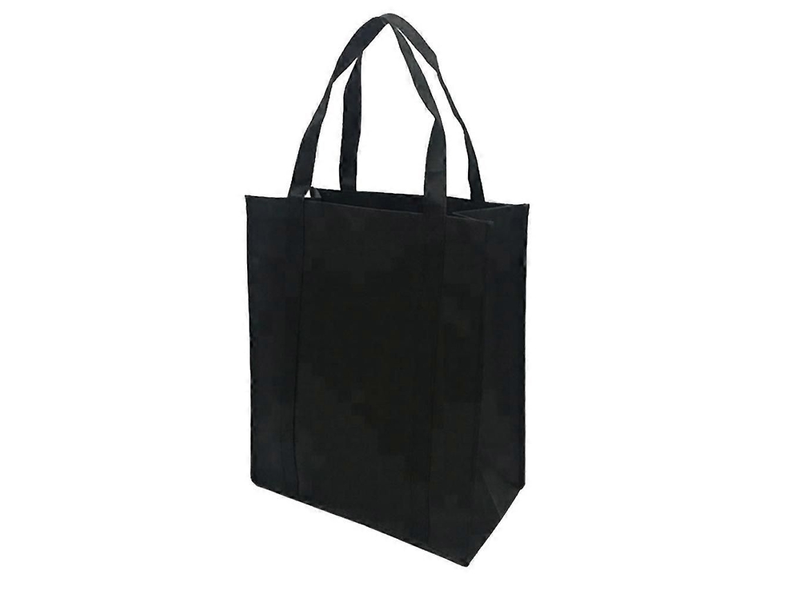 Juego de 5 bolsas plegables y reutilizables de tela no tejida de GOKOCO para compras y almacenamiento.