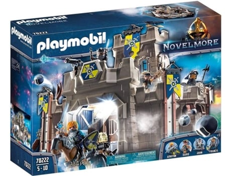 PLAYMOBIL PLAYMOBIL 70222 Fortaleza Novelmore (Edad Mínima: 5 Años - 214 Piezas)