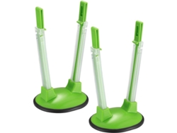 2 Soportes Ajustables Para Bolsas De Alimentos, Bolsas Reutilizables Para Sándwiches Y Estantes Para Congelador - Verde