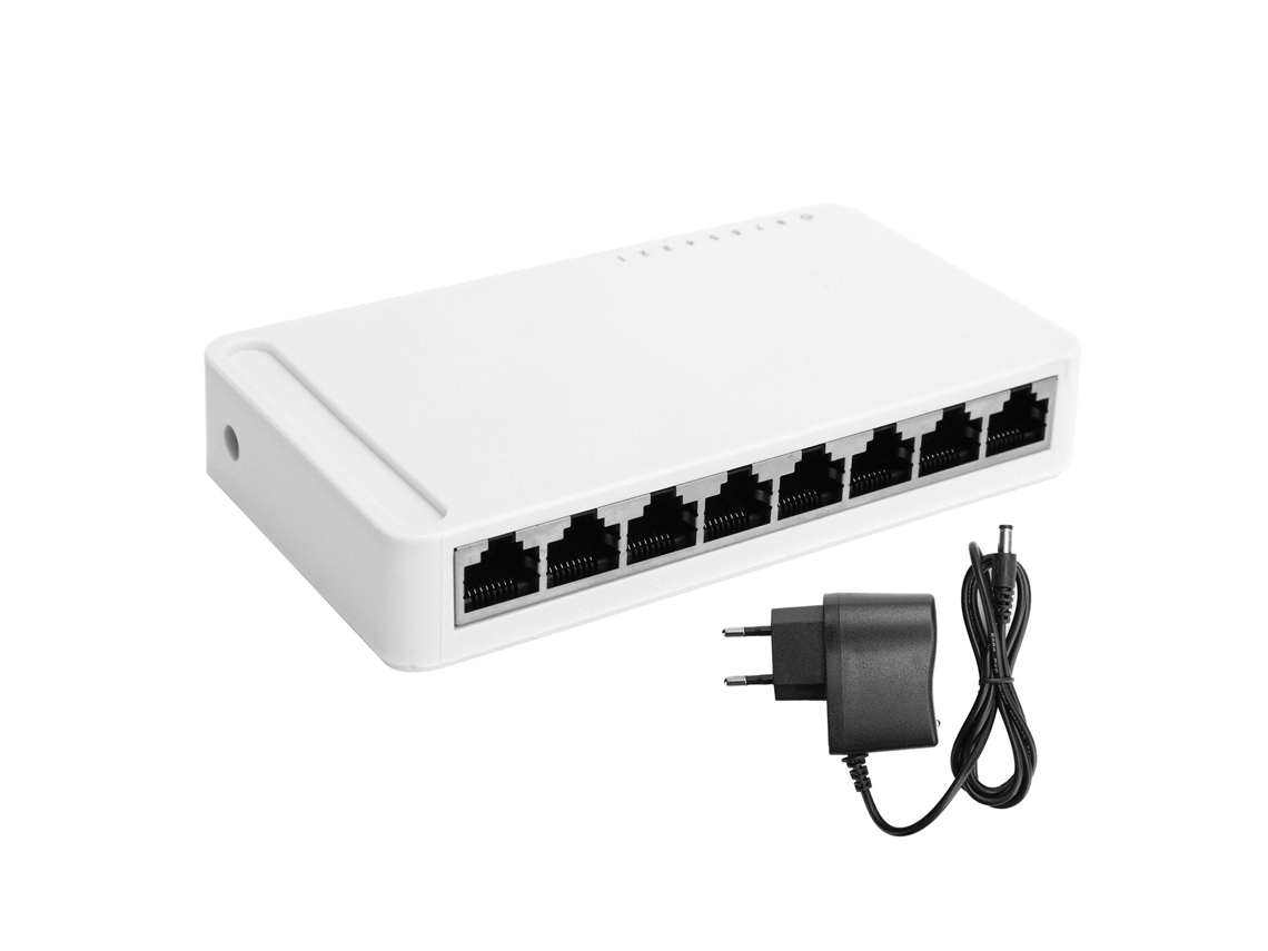 Switch Ethernet (8 Puertos Gigabit 10/100/1000m Auto-negotiación)