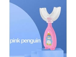 Escova De Dentes Infantil Manual Em Formato De U, Feita De Silicone Macio (caixa Grande)