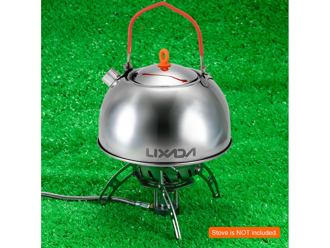Hervidor Portátil De Acero Inoxidable De 0,6 Litros Para Acampar Y Hacer Senderismo, Hervidor De Agua Para Té Y Café.