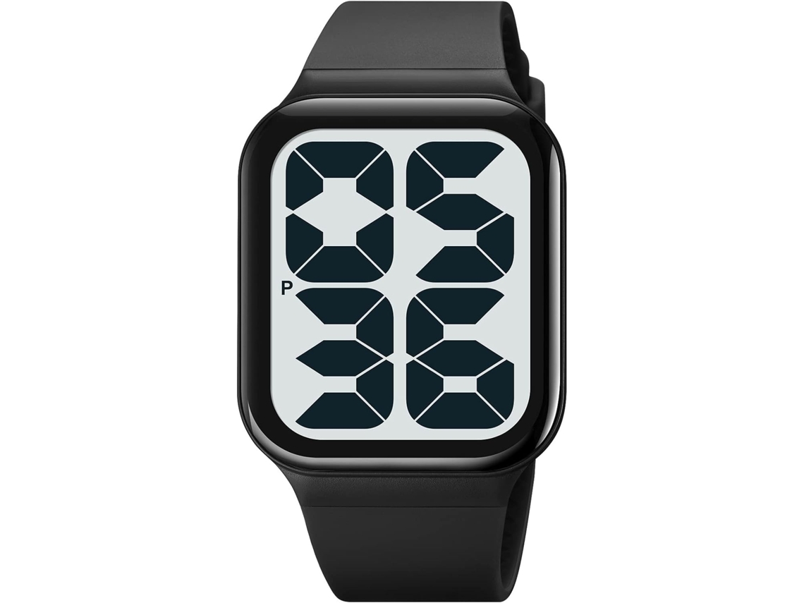 Reloj digital con pantalla táctil LED roja, luminoso, resistente al agua, ultrafino, deportivo para estudiantes, Facpoet