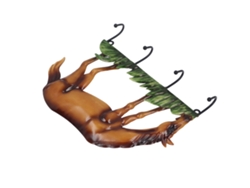 Perchero Decorativo Multifuncional De Metal Con Forma De Caballo Para La Entrada.
