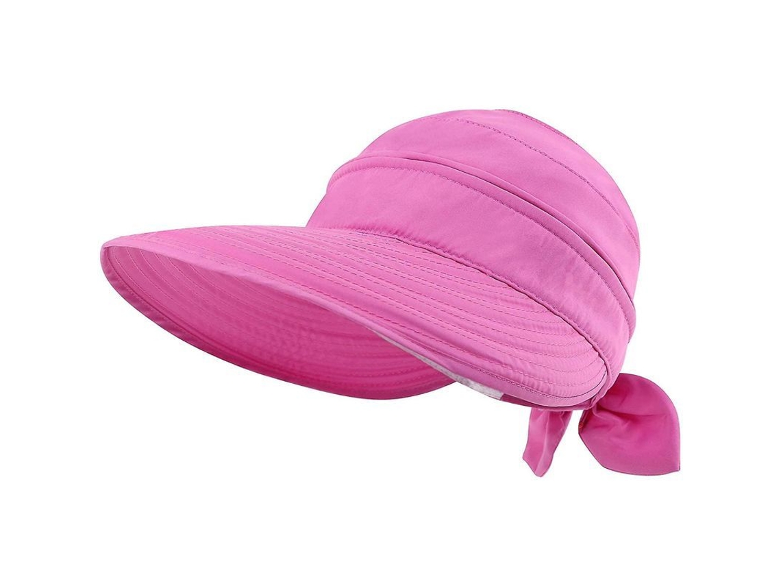Sombrero Convertible Sencillo Para Mujer Con Protección Uv Upf 50+ (rosa)