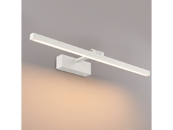 2026-22226-luz Espejo Baño Led 50cm 10w Ip44 Giratoria 180° Aluminio Luz Blanca Cálida 3000k