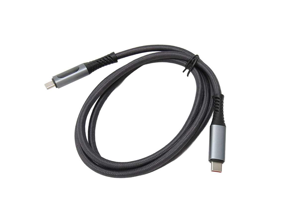 Cable Usb C A C Con Todas Las Funciones, 10 Gbps, Pd100w, 8k, 60 Hz, Usb 3.2 Con Pantalla Digital.