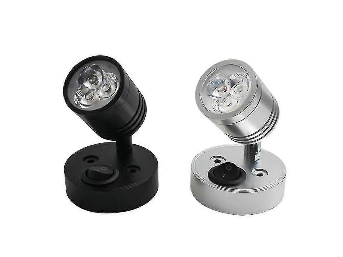 Luz de lectura LED de 12 V CC para autocaravanas, barcos y caravanas. Lámpara de pared y luz de noche. Nostalgia88