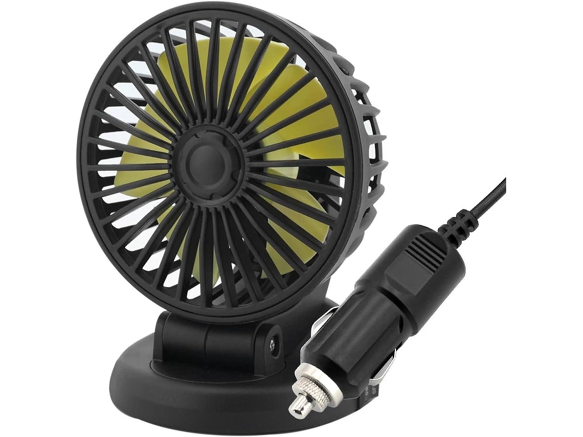 Ventilador De Coche Eléctrico -5/12/24v Unidad De Enfriamiento Ajustable - Ventilador De 2 Velocidades Usb